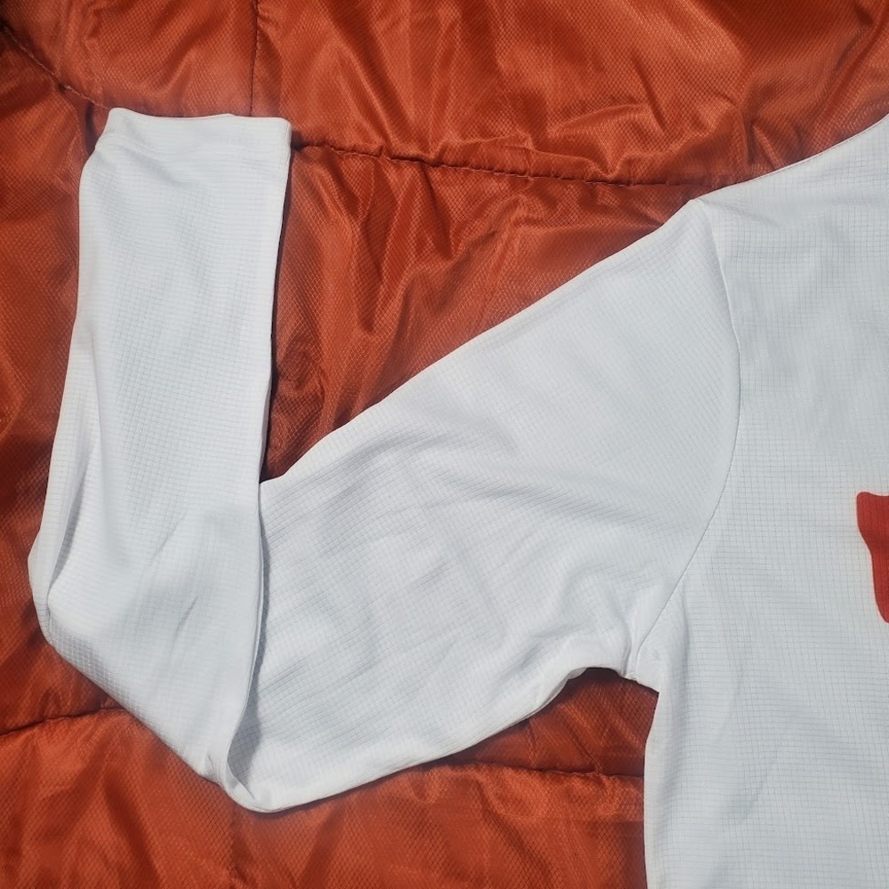 NWT Easysunday Run & Peace Florence Long Sleeve Running‎ Jersey Med White Unisex - Picture 4 of 14